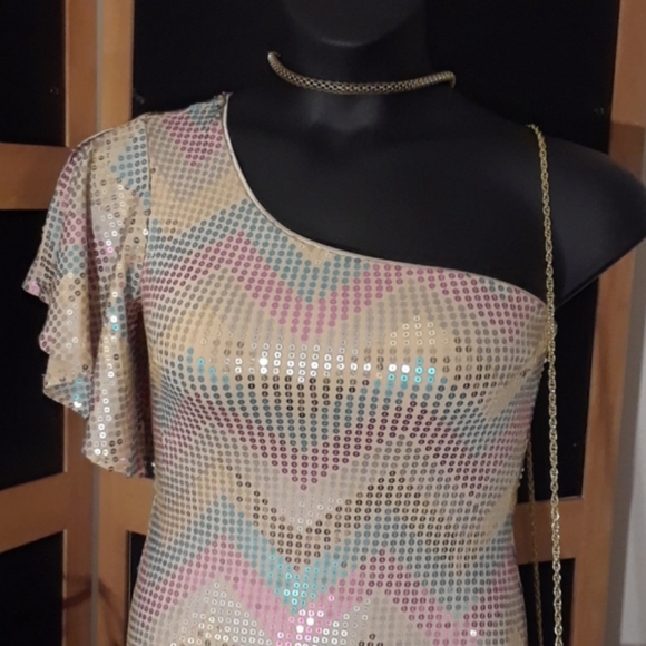 TAKE 1/2 OFF "AS U WISH" Sequin Bodycon Dress - Picture 4 of 7